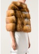 Fox Fur Natural Red Jacket Coat  Bolero Women's