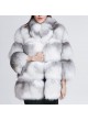 Fox Fur Jacket Coat Cross Fox Women's