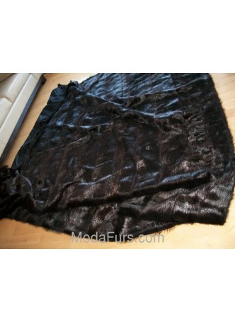 Beaver Fur Plate Throw Blanket Bedspread Rug Home Decor