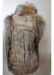 Raccoon Finn Fur Vest Women's
