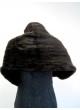 Knitted Mink Fur Wrap Tube Eternity Scarf Collar Stole Women's