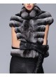 Chinchilla Fur Vest Women's