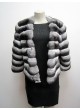 Chinchilla Fur Jacket Coat Women's