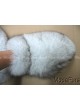 Fox Fur Norwegian Blue Mittens Gloves Men Women UNISEX