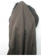 Mink Sheared Fur Jacket Coat with Fox Fur Collar Women's 
