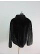Mink Fur Jacket Coat Women's Size Small Female Black