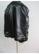 Mink Fur Jacket Coat  Black  with HOOD Women's Size L
