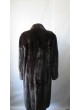 Mink Fur Coat Natural Dark Ranch Size 46 XL 