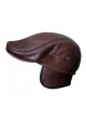 Leather Black Cap Hat Man Men's Brown 