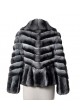 Chinchilla Fur Coat Jacket Women's