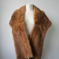 Mink Fur Stole Cape Wrap MINT+ WEDDING