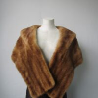 Mink Fur Stole Wrap Cape Wedding MINT
