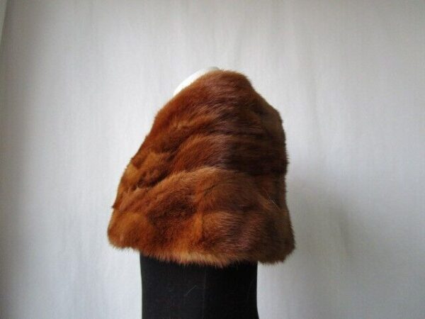 Chinese Mink Fur Cape Shawl Stole Wrap Cape MINT Wedding - Image 3