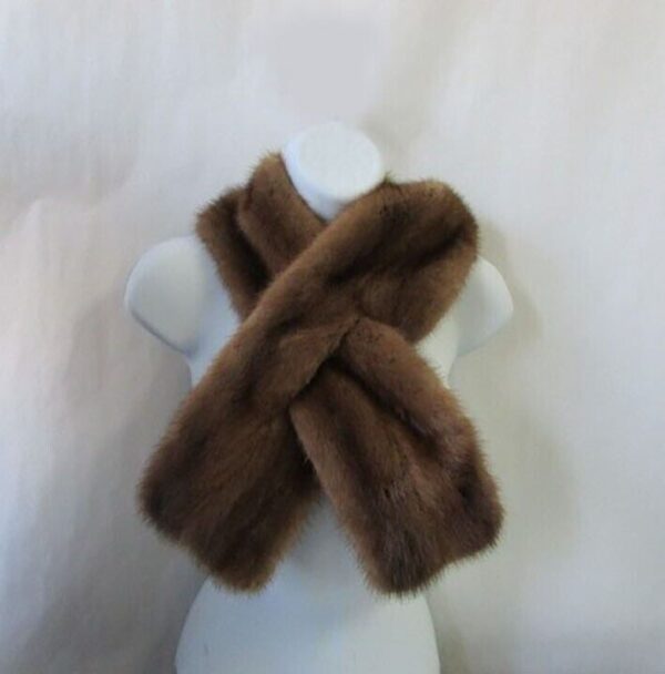 Mink Fur Wrap Scarf - Image 4