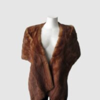 Mink Fur Shawl Stole Wrap Cape Wedding MINT