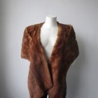 Mink Fur Shawl Stole Wrap Cape Wedding MINT