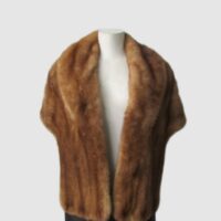 Mink Fur Shawl Stole Wrap Cape WEDDING Mint
