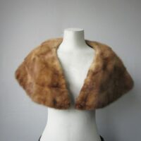 Mink Fur Collar Shawl Stole Wrap Cape MINT