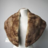 Mink Fur Collar Shawl Stole Wrap Cape MINT Wedding
