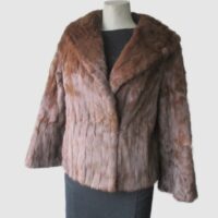 Squirrel Fur Jacket Bolero Coat MINT Sz 8