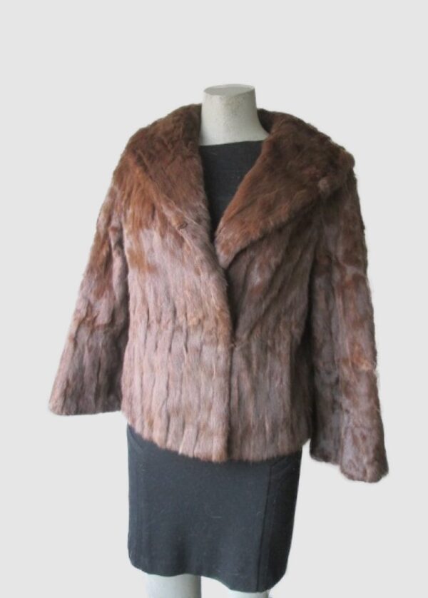 Squirrel Fur Jacket Bolero Coat MINT Sz 8
