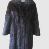 Mink Fur Coat Mint+ Sz 8 Natural Dark Ranch