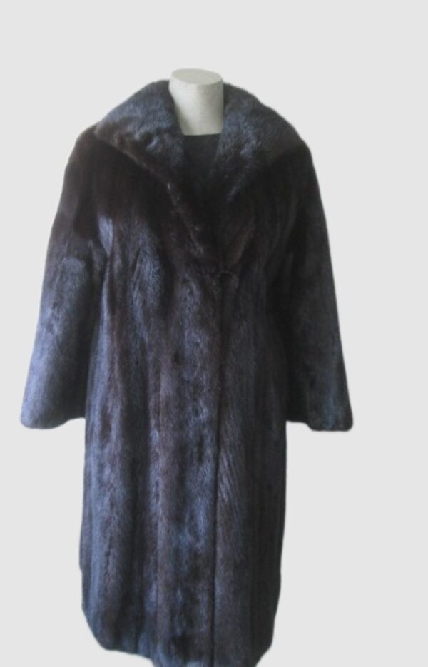 Mink Fur Coat Mint+ Sz 8 Natural Dark Ranch