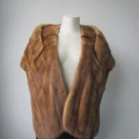 Mink Fur Shawl Stole Wrap Cape Wedding MINT