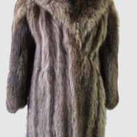Raccoon Fur Jacket Coat MINT+ Sz 6
