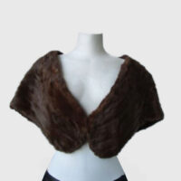 Squirrel Fur Stole Wrap Cape Wedding MINT