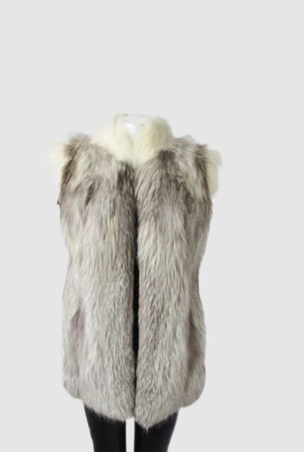 Fox Fur Vest MINT+ Sz 8