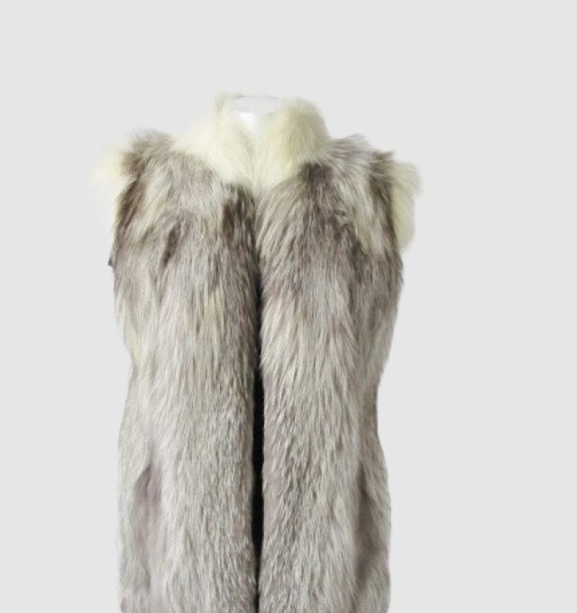 Fox Fur Vest MINT+ Sz 8