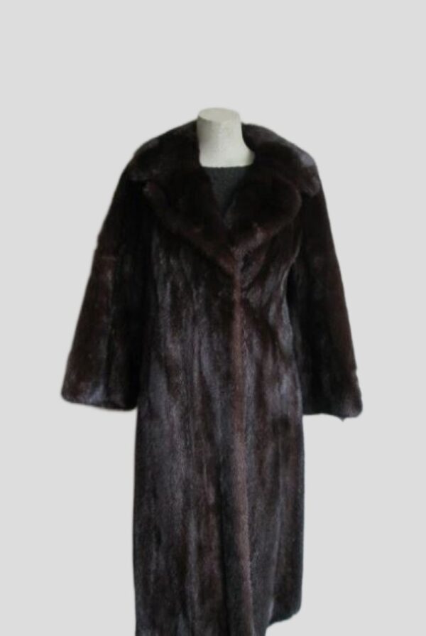 Mink Fur Coat Jacket SUPERB Sz 6/8 Natural Dark Pastel