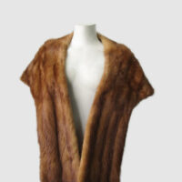 Mink Fur Stole Wrap Cape Mint WEDDING