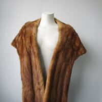Mink Fur Stole Wrap Cape Mint WEDDING