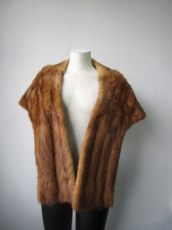Mink Fur Stole Wrap Cape Mint WEDDING