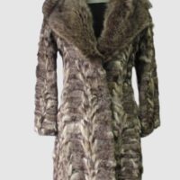 Raccoon Fur Coat Jacket SUPERB Sz XS