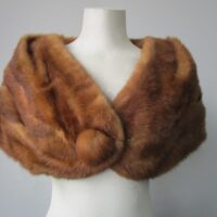 Mink Fur Cape Shawl Stole Wrap Cape MINT Wedding Chinese Mink