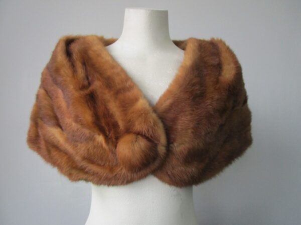 Mink Fur Cape Shawl Stole Wrap Cape MINT Wedding Chinese Mink