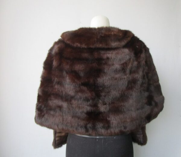 Squirrel Fur Stole Wrap Cape Wedding Superb Sz M - Image 2