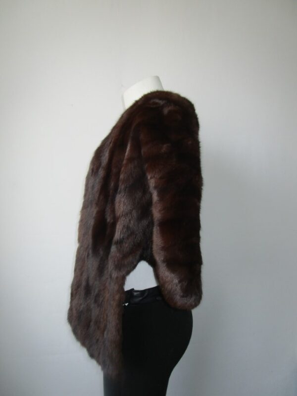 Squirrel Fur Stole Wrap Cape Wedding Superb Sz M - Image 3