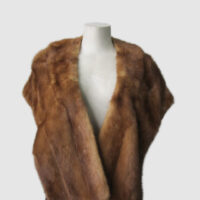 Mink Fur Stole Wrap Cape Wedding MINT