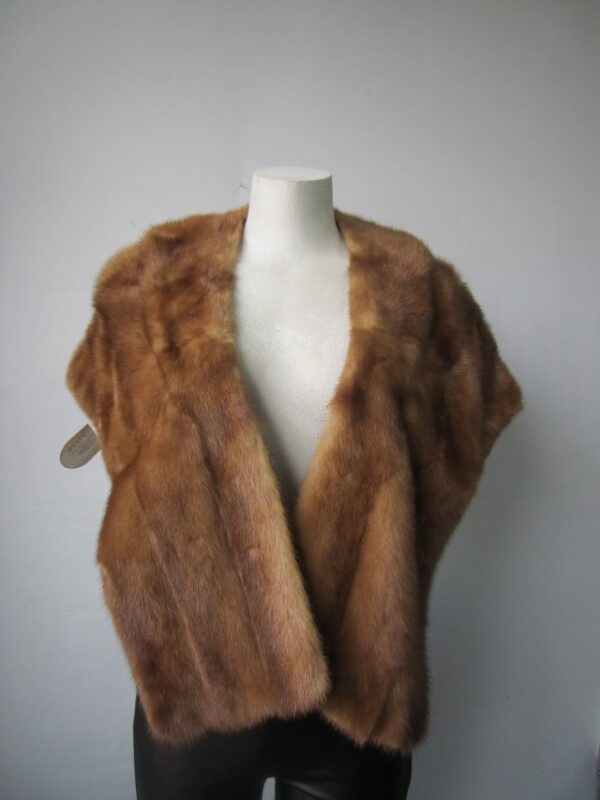 Mink Fur Stole Wrap Cape Wedding MINT