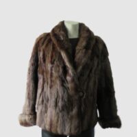 Squirrel Fur Jacket Bolero Coat MINT+  Sz 8