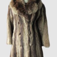 Raccoon Fur Coat Jacket MINT Sz 4/6