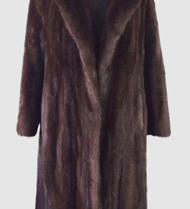 Mink Fur Coat Jacket MINT+ Sz 12 Natural Demi-Buff