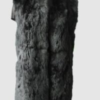 Opossum Fur Vest Lining MINT+ Sz 8 Black