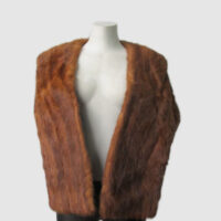 Mink Fur Shawl Stole Wrap Cape Mint Chinese Mink