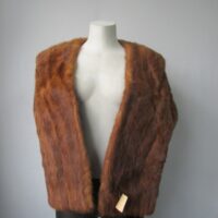 Mink Fur Shawl Stole Wrap Cape Mint Chinese Mink