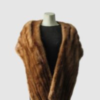 Mink Fur Shawl Stole Wrap Cape Wedding MINT